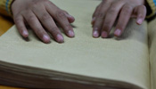 Reading party held in China Braille Library