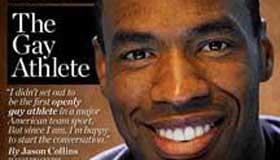 Collins: first active player to reveal homosexuality