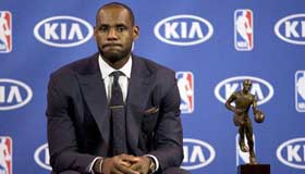 LeBron James named NBA Most Valuable Player