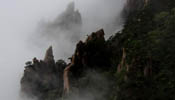 Huangshan Mountain in sea of clouds
