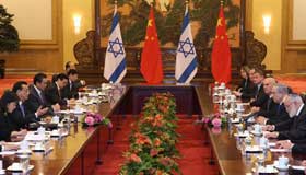 Premier Li Keqiang meets Netanyahu to boost bilateral ties