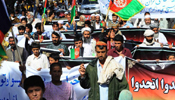 Afghans protest against Pakistan on border dispute