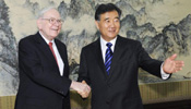 Chinese vice premier meets with Warren Buffett