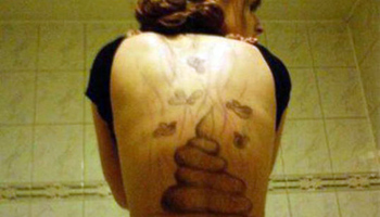 Creepy tattoos make you speechless