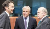 Eurozone finance ministers meeting held in Brussels
