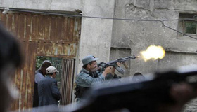 Blasts, gunfire rock Afghan capital