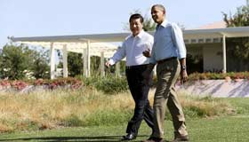 Xi, Obama discuss economic ties