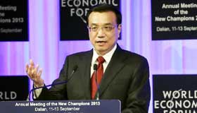 Premier Li's speech at 2013 Summer Davos: A sign China is confident in reforms