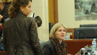 Journalists prepare to cover Medvedev's online chat with Internet users