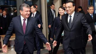 Chinese premier meets Uzbek PM in Tashkent
