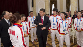 Xi Jinping supports Olympic movement, Team China