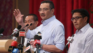 Press conference held in Malaysia on missing MH370