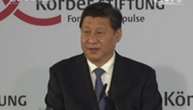 Xi's speech in Berlin stresses peaceful development