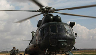 Drill ahead of return landing of Shenzhou-9 held in N China