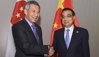 Chinese premier meets Singapore's PM in Milan