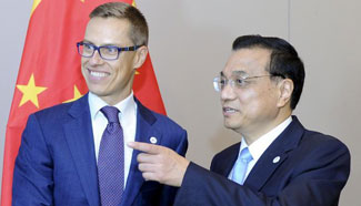 Chinese premier meets Finnish PM in Milan