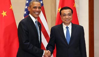 Chinese premier meets Obama, vowing to speed up BIT negotiations
