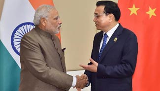 Chinese premier meets Indian PM in Myanmar