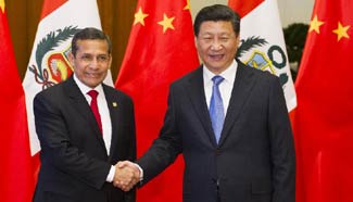 Chinese, Peruvian presidents hold talks on ties