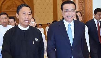 Chinese premier meets speaker of Myanmar's Union Parliament