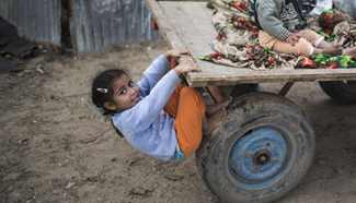In pics: Palestinian children in Gaza City