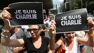 People around world take part in anti-terror rally