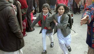 In pics: after school moments at Pakistan's gov't school