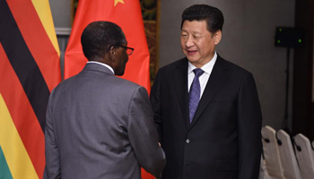 Chinese president meets Zimbabwean counterpart in Jakarta