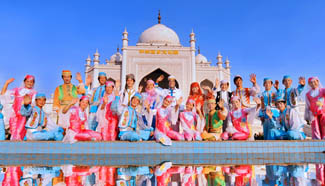 Charming scenery of China Hui Culture Park in Ningxia