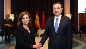 Premier Li arrives in Spain during stopover after concluding four-nation tour