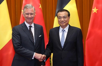 Chinese premier meets Belgium's King Philippe