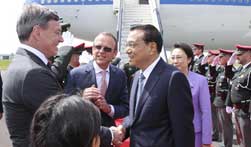 Premier arrives in Brussels for China-EU leaders meeting