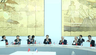 Chinese premier visits shipping group in Marseilles, France