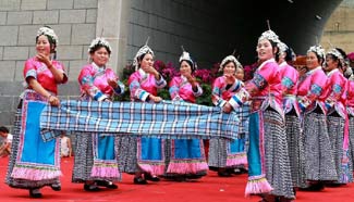 People of Buyi ethnic group celebrate traditional festival in SW China