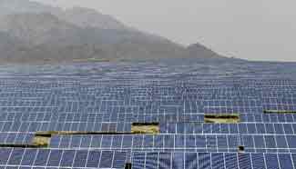 First PV power station established in Ningxia， NW China