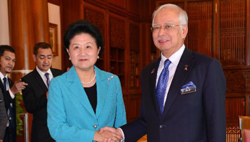 Chinese vice premier meets Malaysian PM in Putrajaya