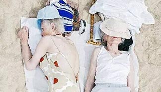 In pics: lying in the beaches