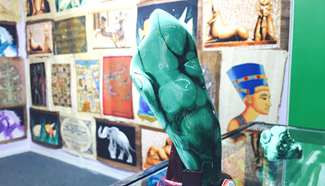 Art works displayed at 2015 China-Arab States Expo in Yinchuan