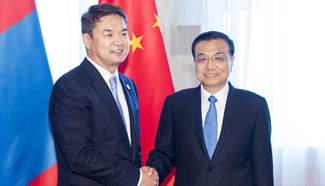 Chinese premier meets Mongolian PM