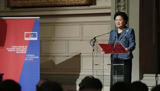 Liu Yandong attends 3rd meeting of China-EU high-level people-to-people dialogue