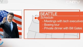 Chinese president due in Seattle on Tuesday