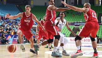 Highlights of FIBA Asia Championship preliminary round Group B match