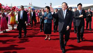 Central officials arrive in Xinjiang for 60th anniversary of autonomy