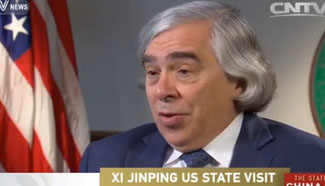 US Secretary of Energy on climate change cooperation