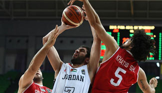 Jordan beats Palestine at 2015 FIBA Asia Championship