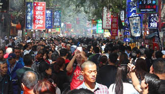 In pics: National Day golden week holiday crowds throughout China