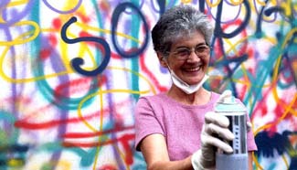 Never too late to learn art of graffiti