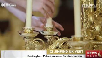 Buckingham Palace prepares for state banquet