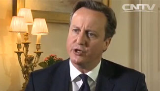 Cameron: China-UK relations in 'golden era'