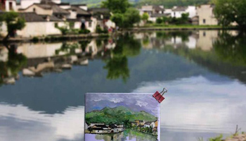 Picturesque scenery in China's Hongcun Village